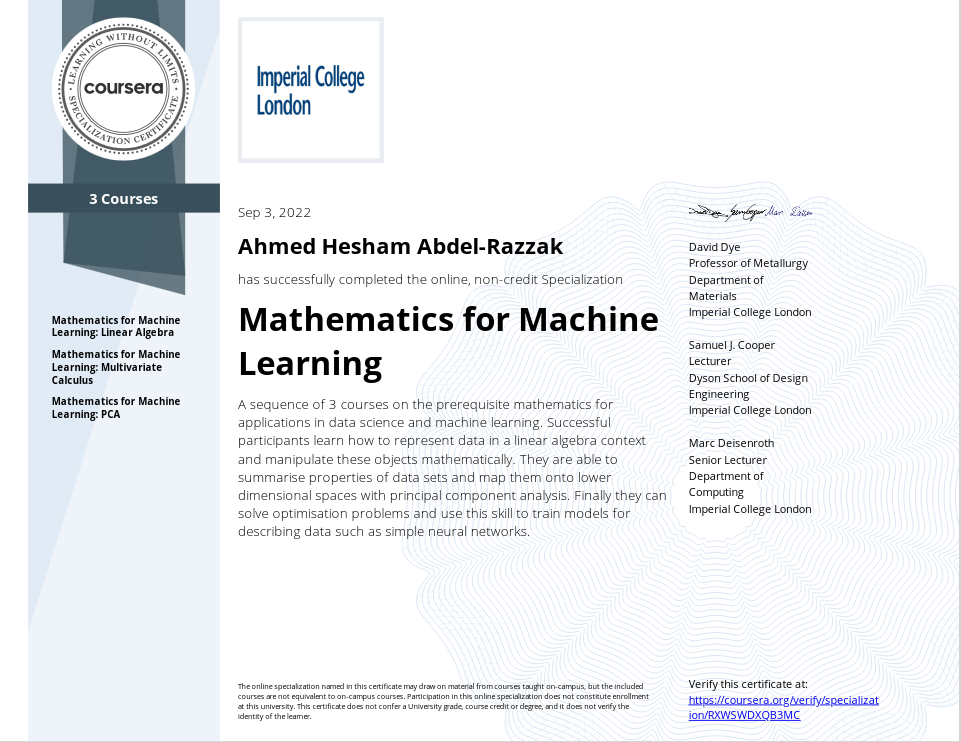 mathematics-for-ml-certificate Image